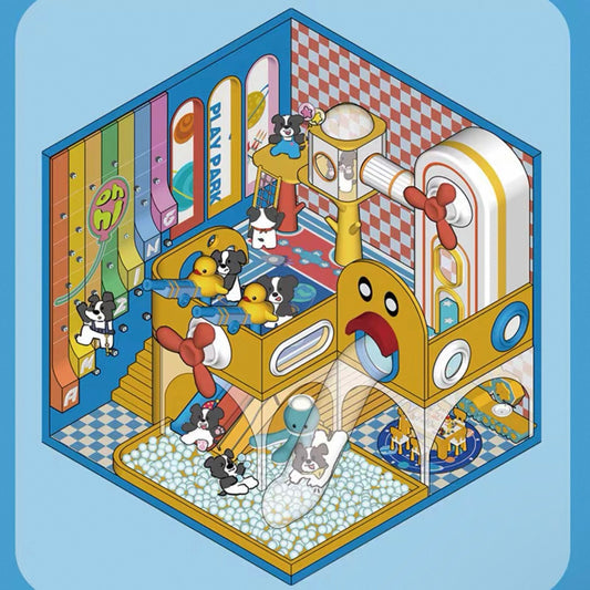 Wonder Playland 3D Sticker | 4 Cute Miniature Scenes