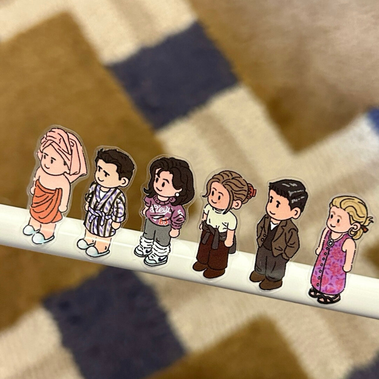 Cozy Days with Friends 3D Sticker | 2 Cute Miniature Scenes