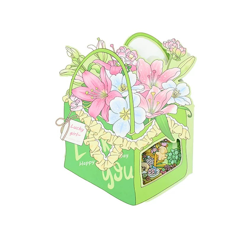 My Foldable World 3D Sticker | 4 Cute Miniature Scenes