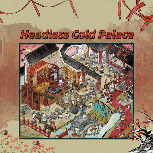 Horror Adventure 3D Sticker | 2 Cute Miniature Scenes