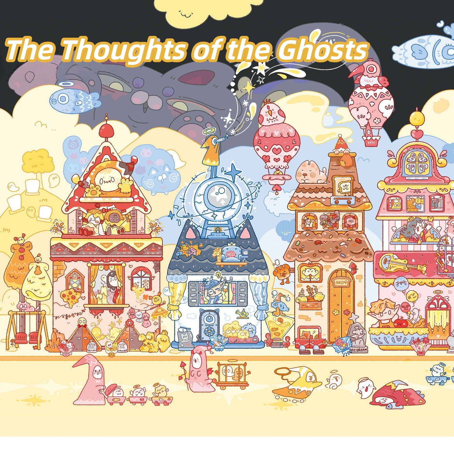 Magical Realm 3D Sticker | 4 Cute Miniature Scenes