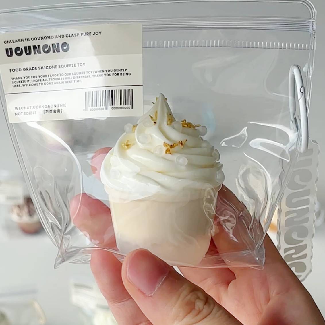 Big Size Cream Top Beverage Squishy