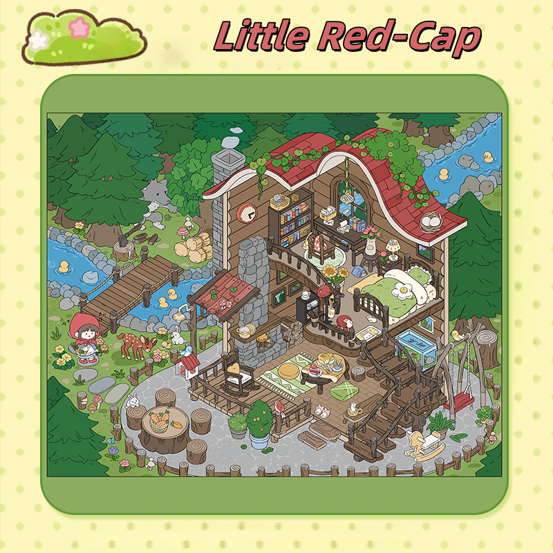 Fairy Tale 3D Sticker | 2 Cute Miniature Scenes