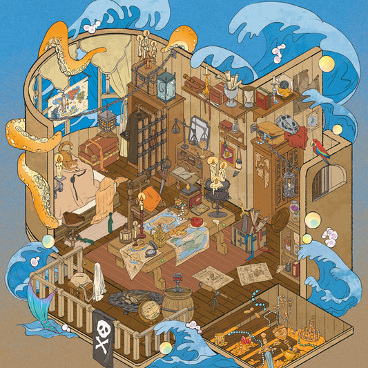 Dream Cottage 3D Sticker | 4 Cute Miniature Scenes