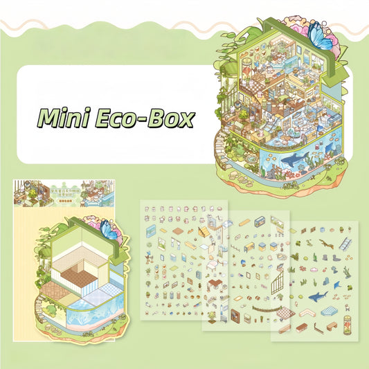 Enchanted Realm  3D Sticker | 3 Cute Miniature Scenes