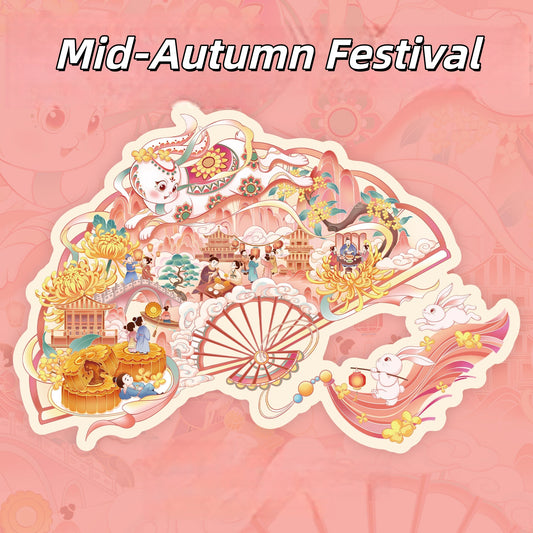 Chinese Culture 3D Sticker | 3 Cute Miniature Scenes