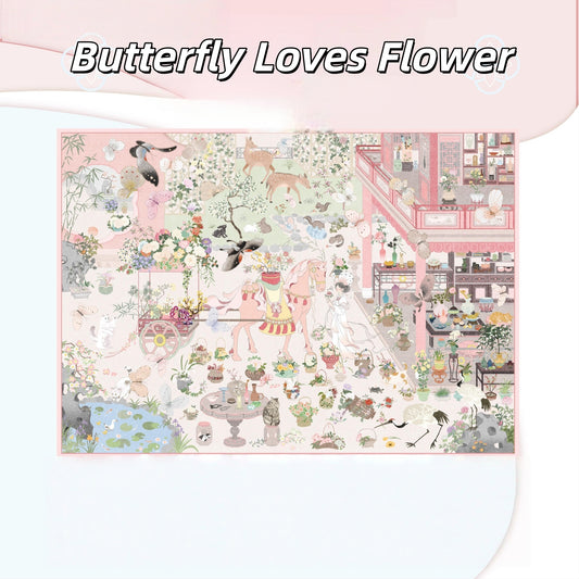 Enchanted Worlds 3D Sticker | 3 Cute Miniature Scenes