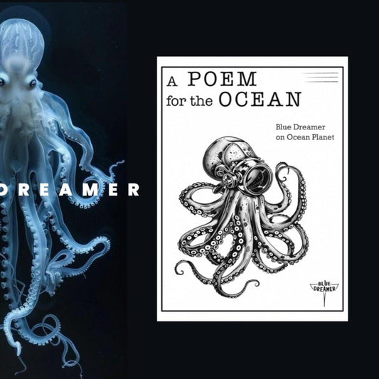 A Poem for the Ocean Temporary Tattoo