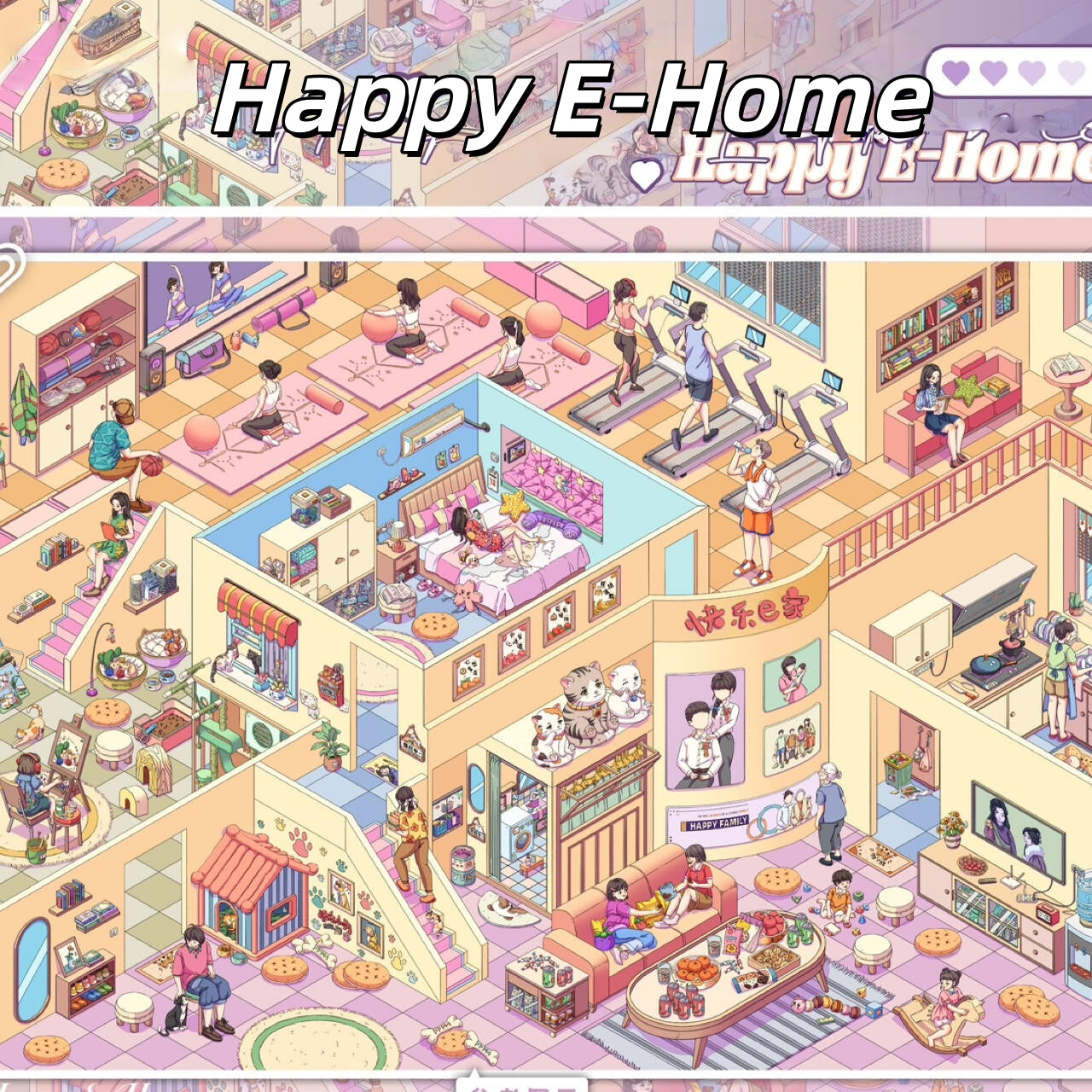 Whimsical Life 3D Sticker | 2 Cute Miniature Scenes