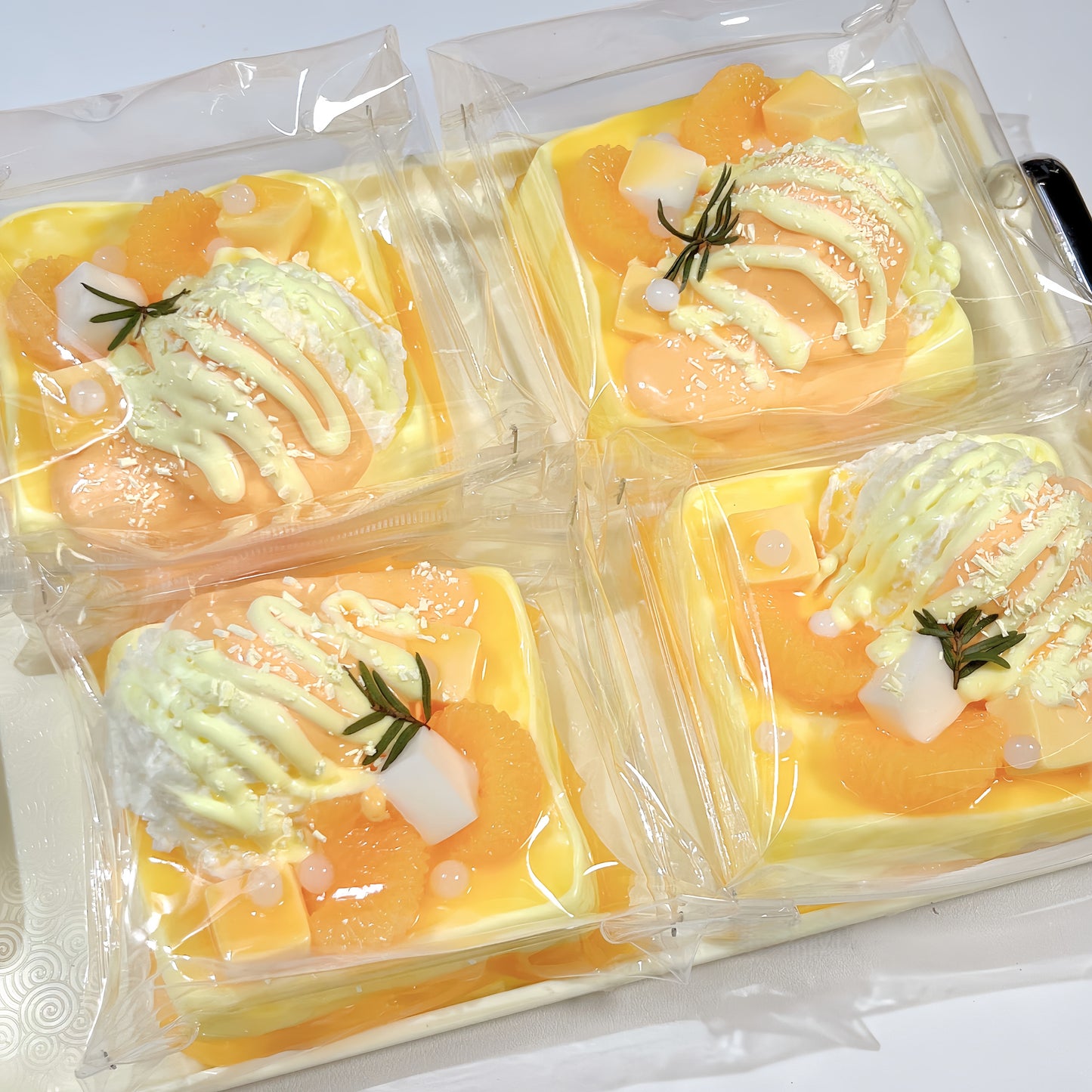 Mango Pomelo Sago Series Squishy