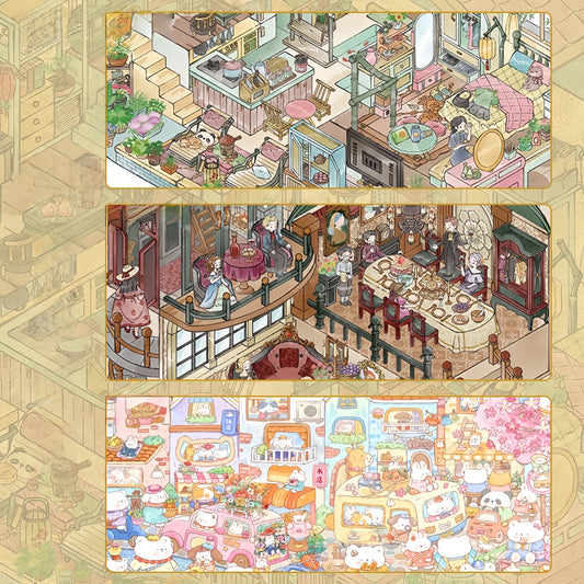 Tiny Dreamscape 3D Sticker | 3 Cute Miniature Scenes