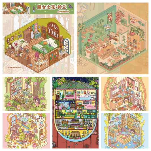 Lemon Candy 3D Sticker | 7 Cute Miniature Scenes