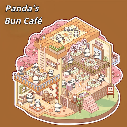 Little Wonder Rooms 3D Stickers | 4 Cute Miniature Scenes