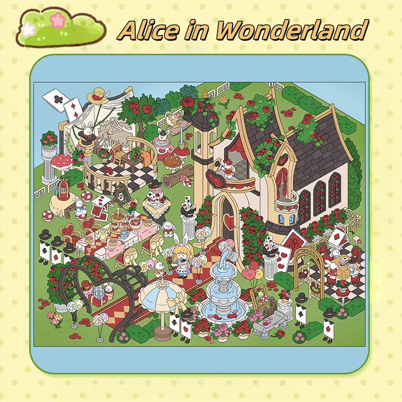 Fairy Tale 3D Sticker | 2 Cute Miniature Scenes