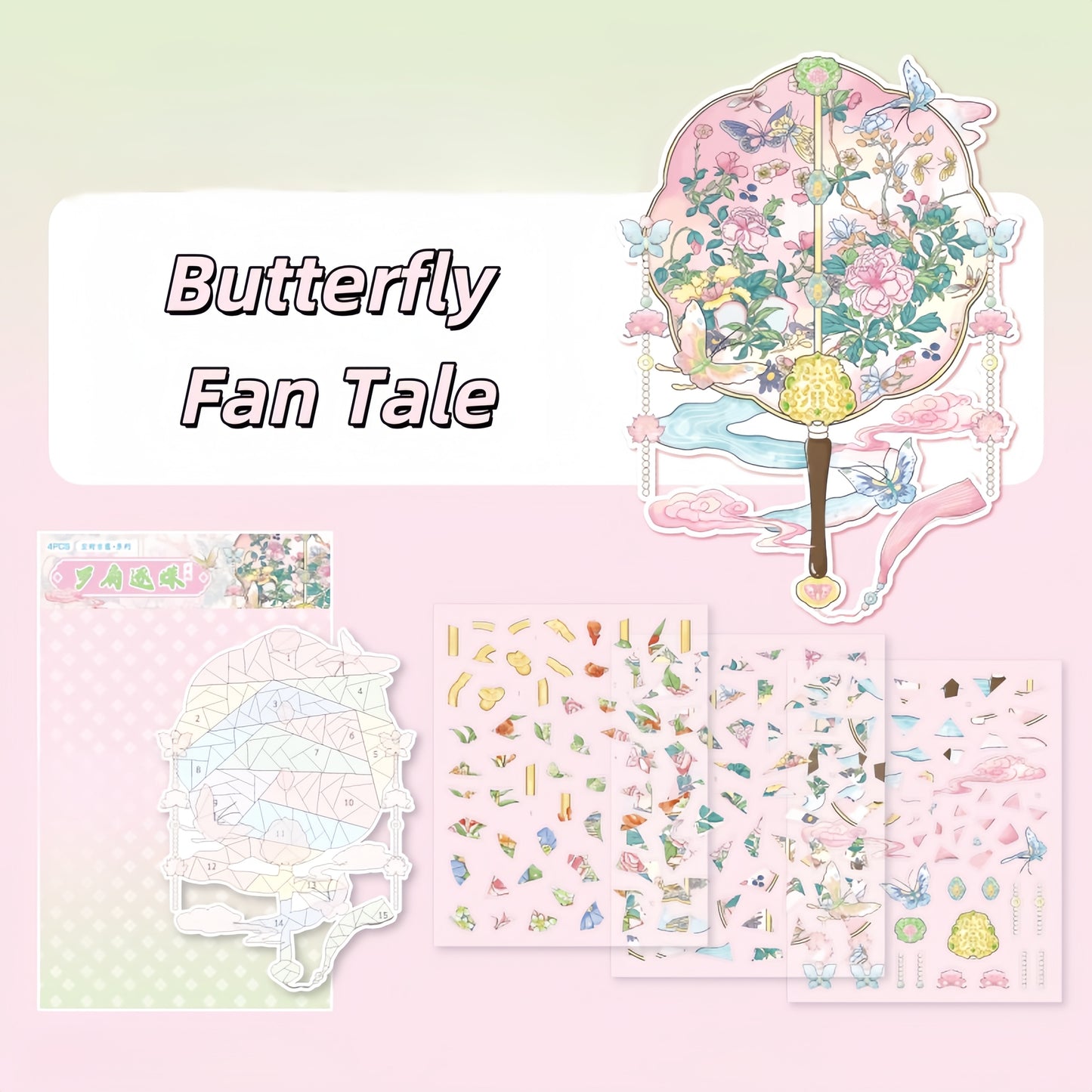 Antique Restoration 3D Sticker | 3 Cute Miniature Scenes
