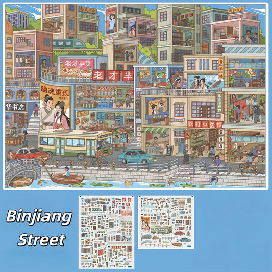 Life Corners 3D Sticker | 8 Cute Miniature Scenes