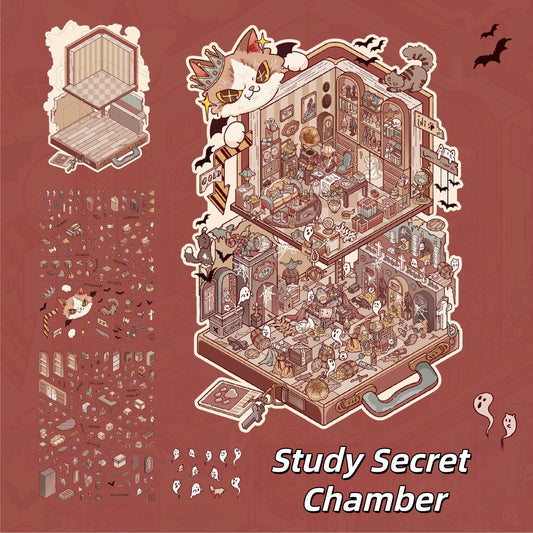 Study Secret Chamber 3D Sticker