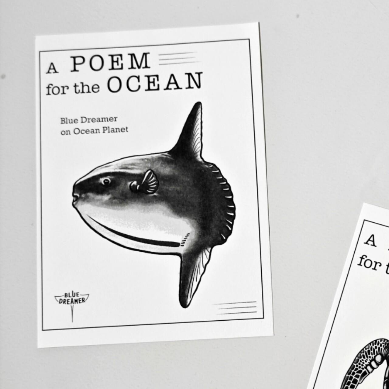 A Poem for the Ocean Temporary Tattoo