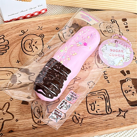 Strawberry Milk Snack Bar Squishy