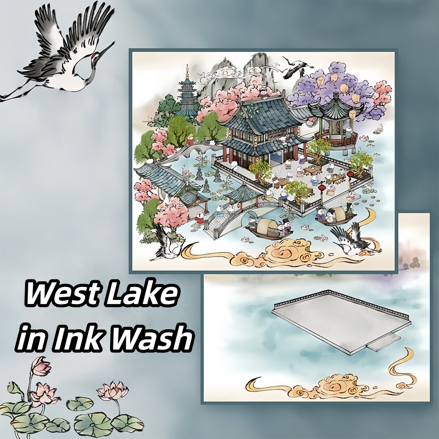 Whimscal Life 3D Sticker | 6 Cute Miniature Scenes