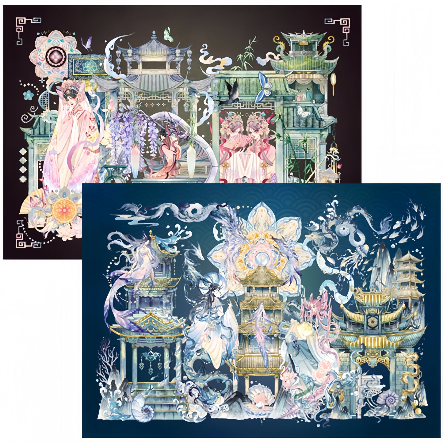 Dream Stage 3D Sticker | 2 Cute Miniature Scenes