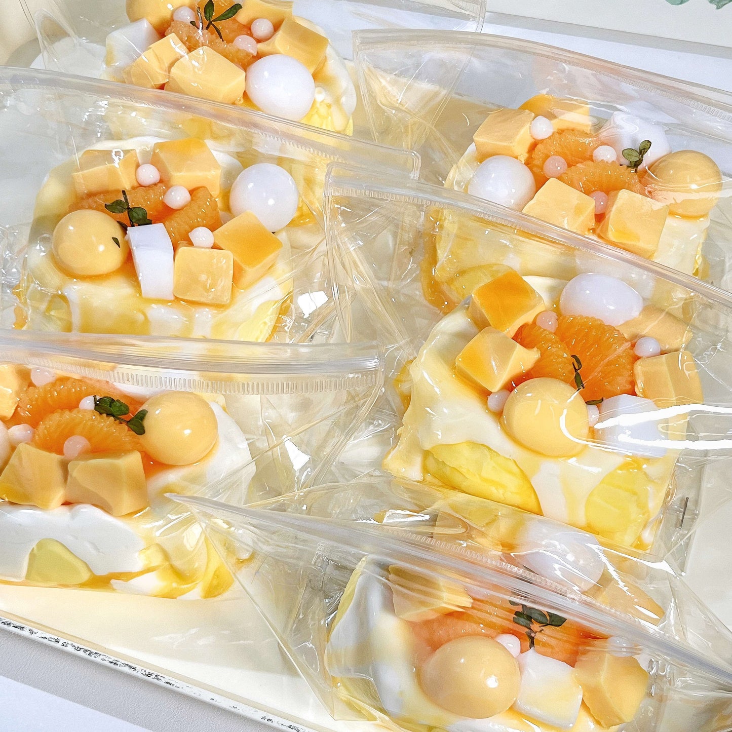 Mango Pomelo Sago Series Squishy