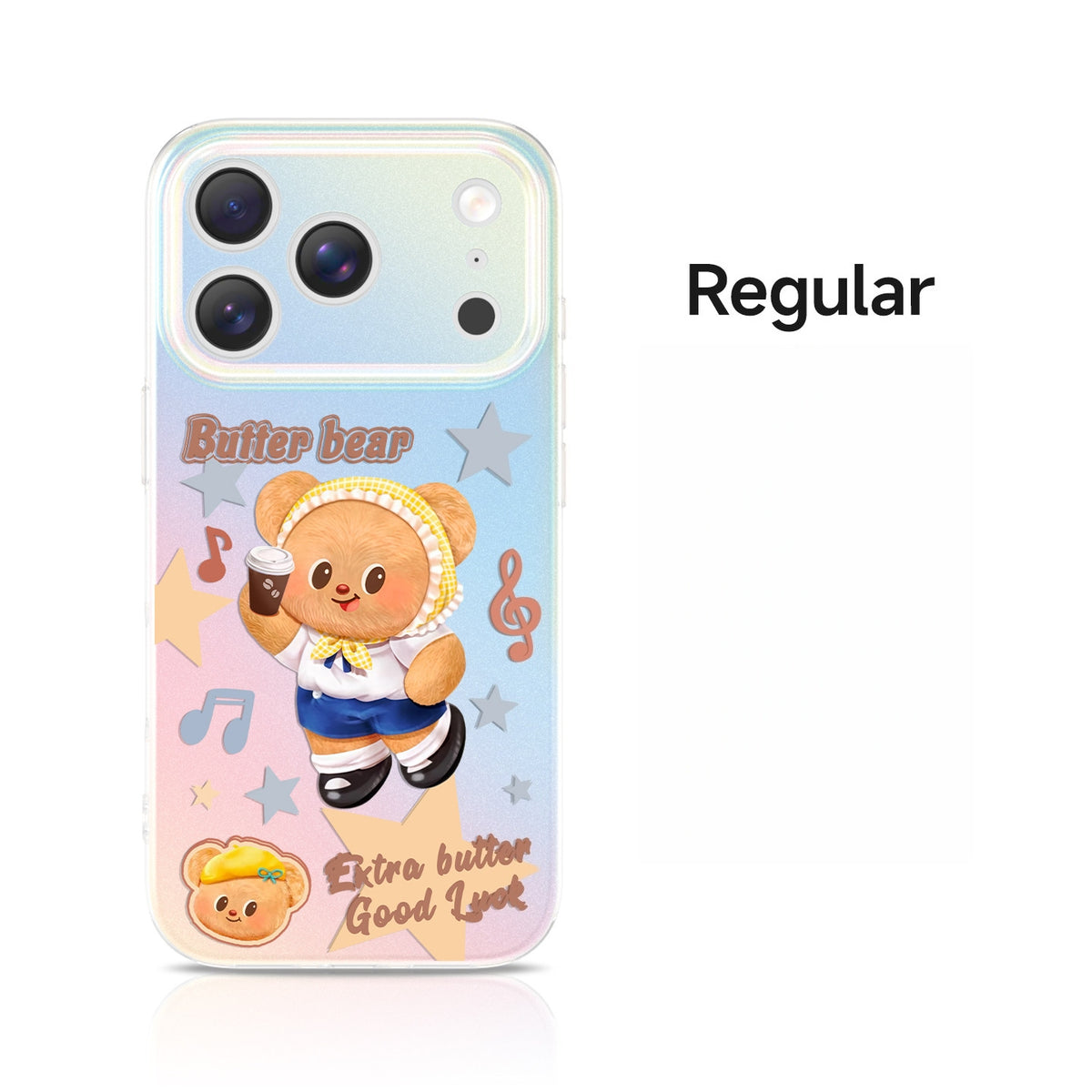 Star Coffee Butter Bear Acrylic Phone Case