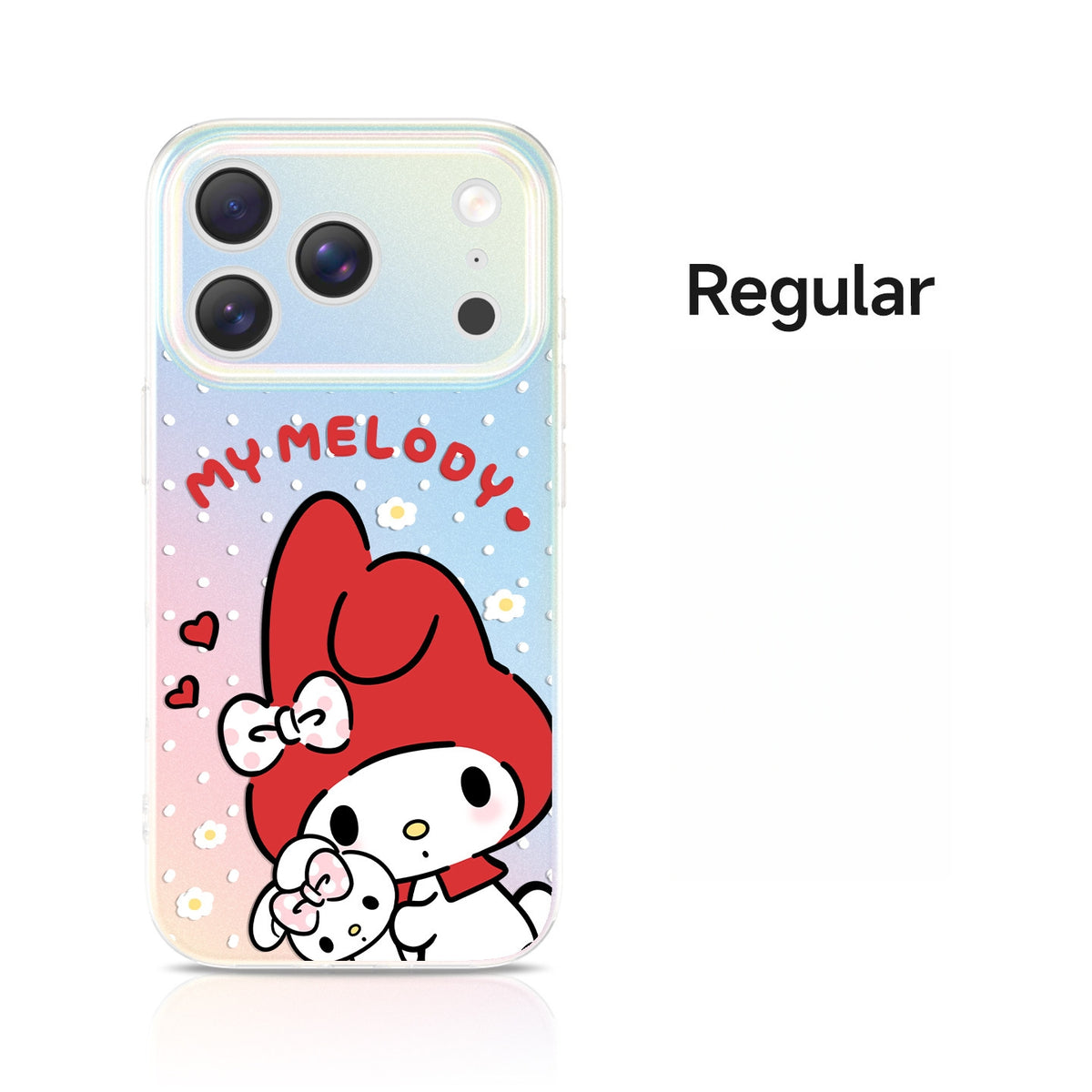 Melody Hugging a Bunny Acrylic Phone Case