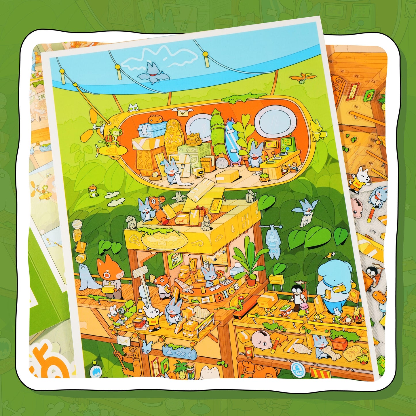 Let’s Imagine 3D Sticker | 3 Cute Miniature Scenes