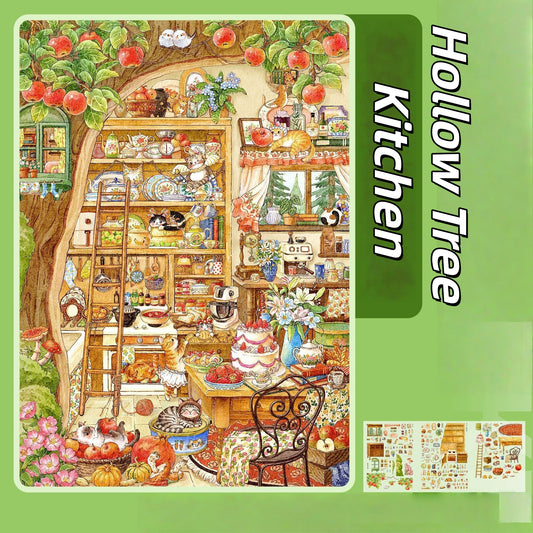 Sanctuary of Whimsy 3D Sticker | 3 Cute Miniature Scenes