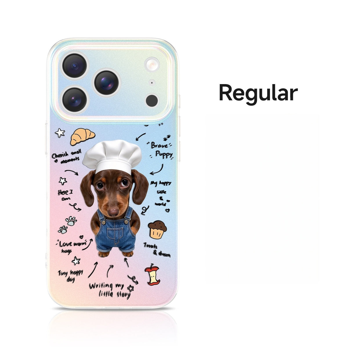 Chef Puppy Acrylic Phone Case
