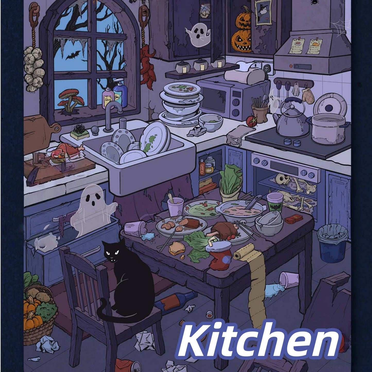 Sweet Home & Natural Elements 3D Sticker | 8 Cute Miniature Scenes