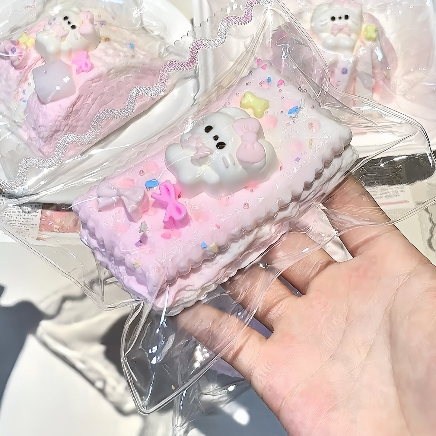 Strawberry Kitty Juice Series Squishy