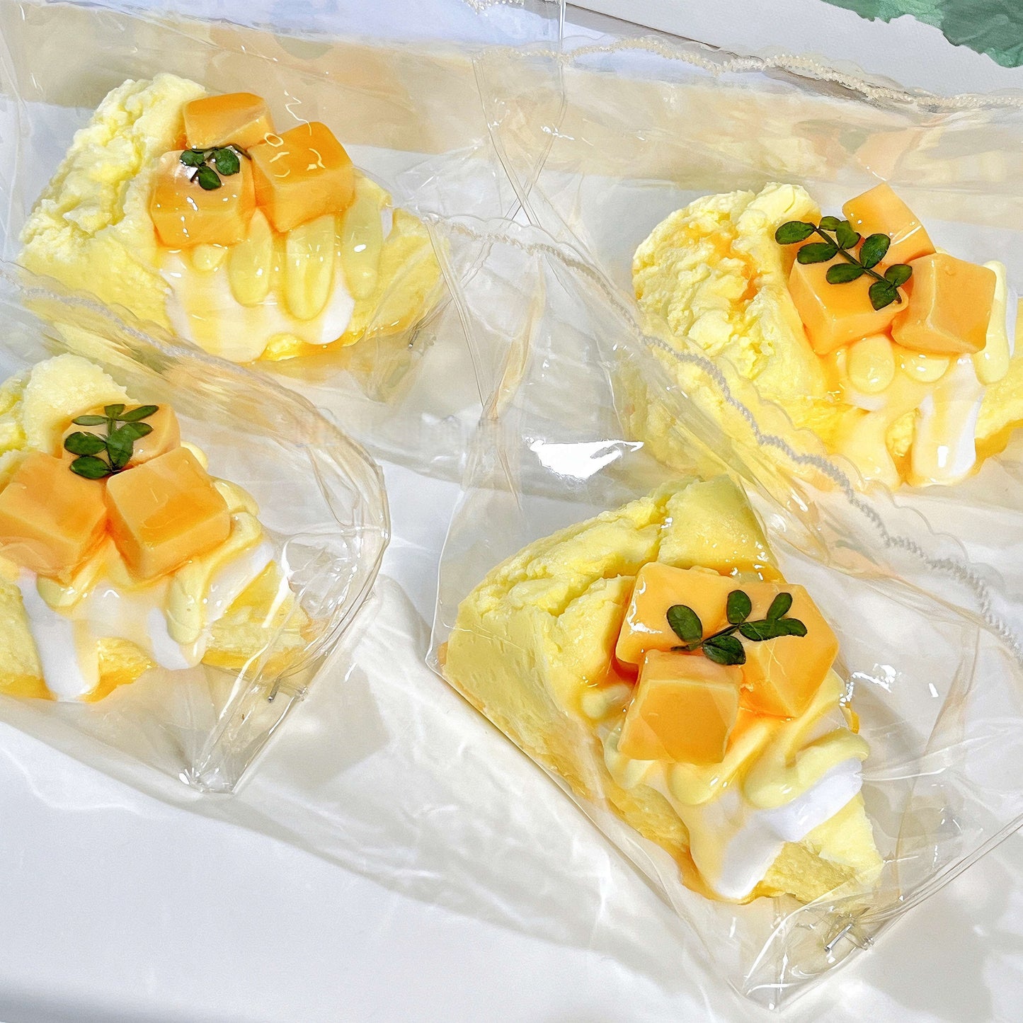 Mango Pomelo Sago Series Squishy
