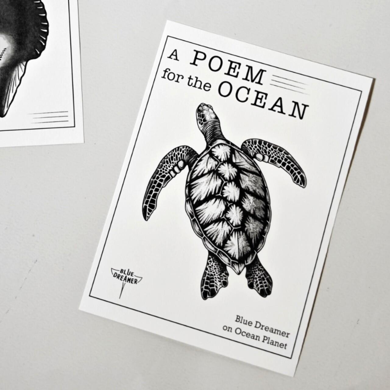 A Poem for the Ocean Temporary Tattoo