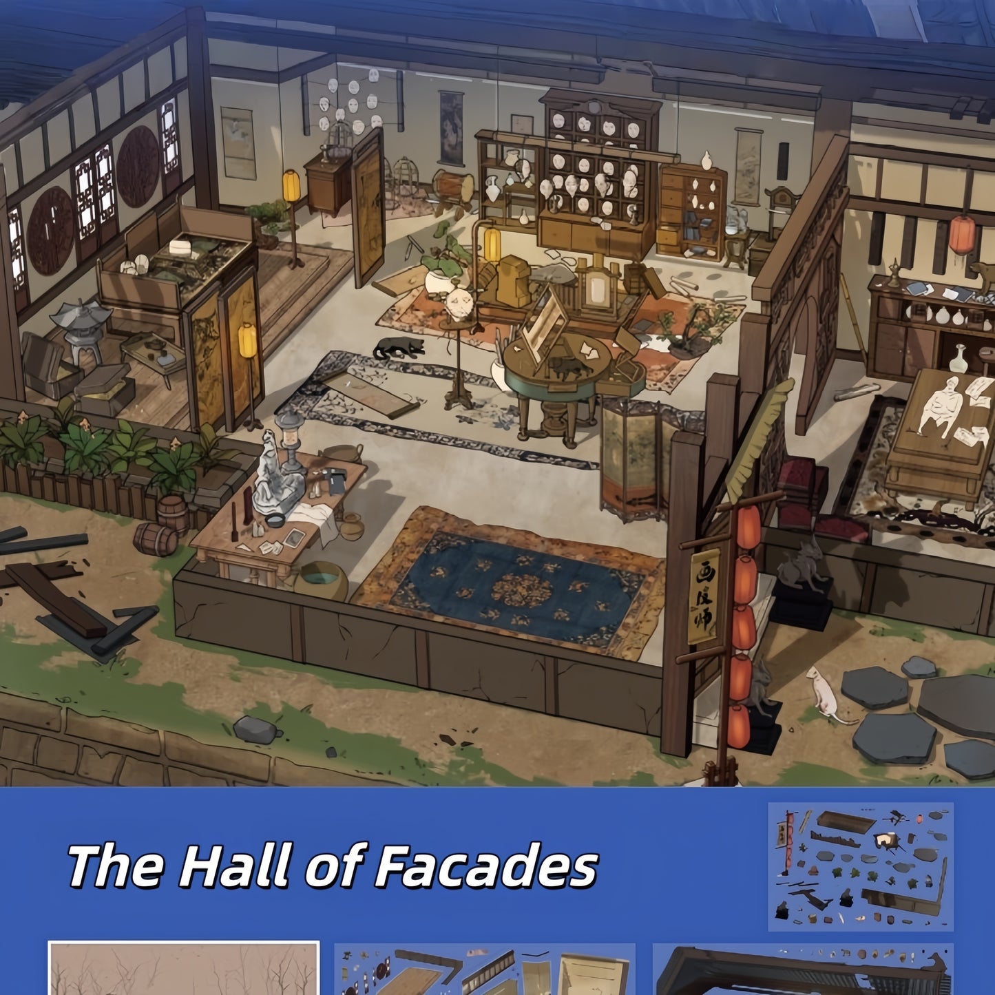 Between World 3D Sticker | 2 Cute Miniature Scenes