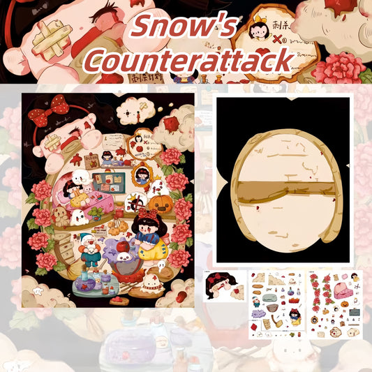 Fairy Tale 3D Sticker | 4 Cute Miniature Scenes