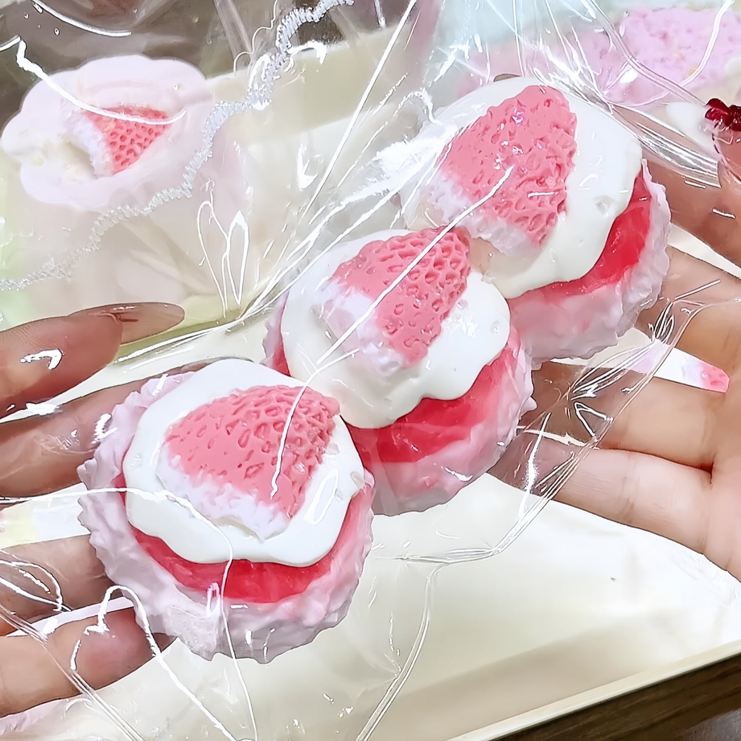 Strawberry Cheese Series Squishy