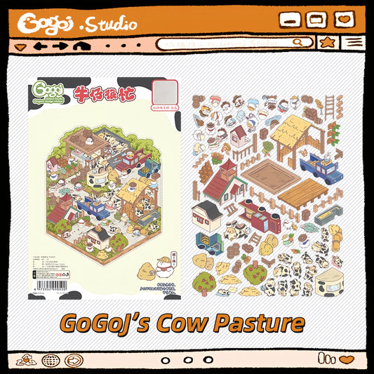Gogoj Studio 3D Sticker | 6 Cute Miniature Scenes