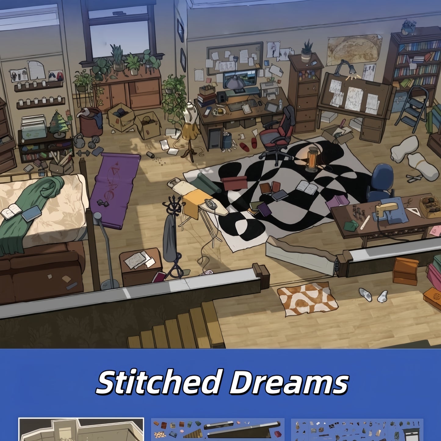 Between World 3D Sticker | 2 Cute Miniature Scenes