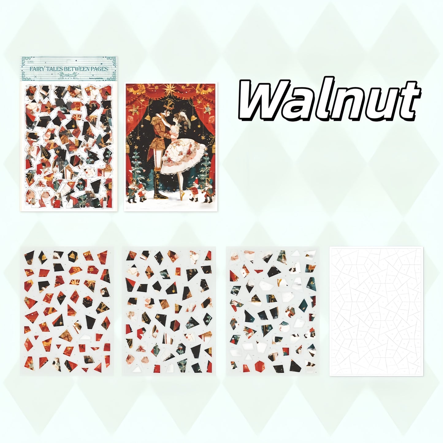 A Day in the Fairy Tale 3D Sticker | 4 Cute Miniature Scenes
