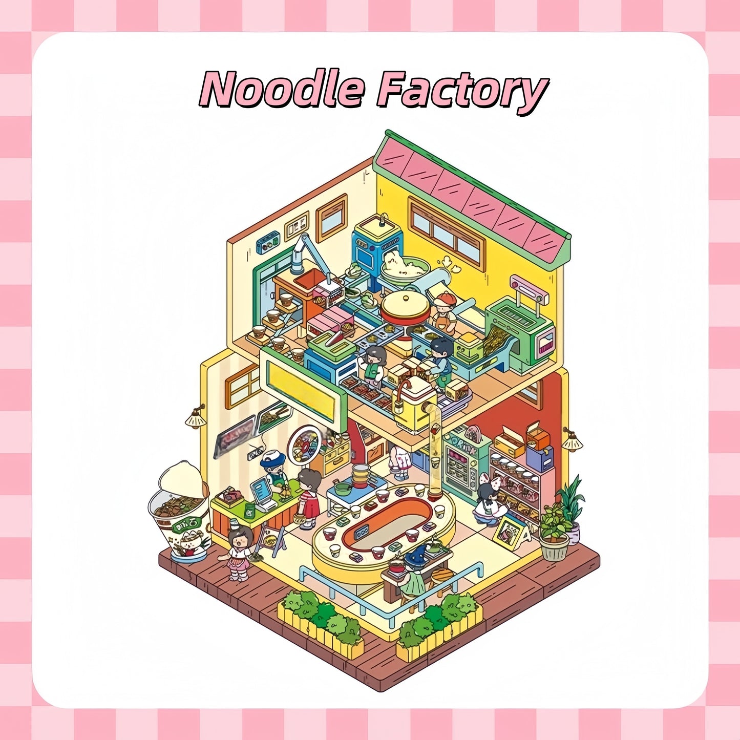 Lovely World 3D Sticker Scenes | 3 Cute Miniature Scenes