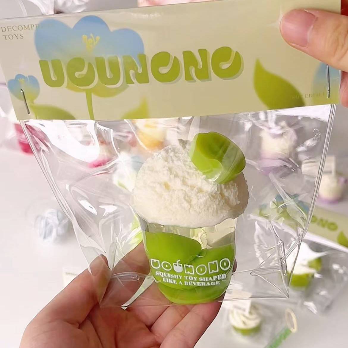 Big Size Cream Top Beverage Squishy