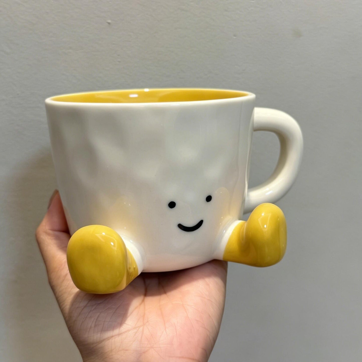 Sitting Feet Ceramic Mug
