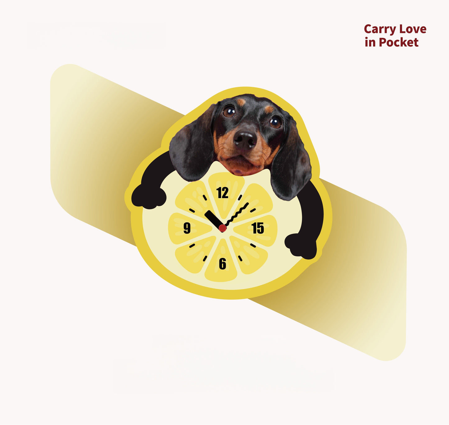 Custom Pet Photo Wall Clock