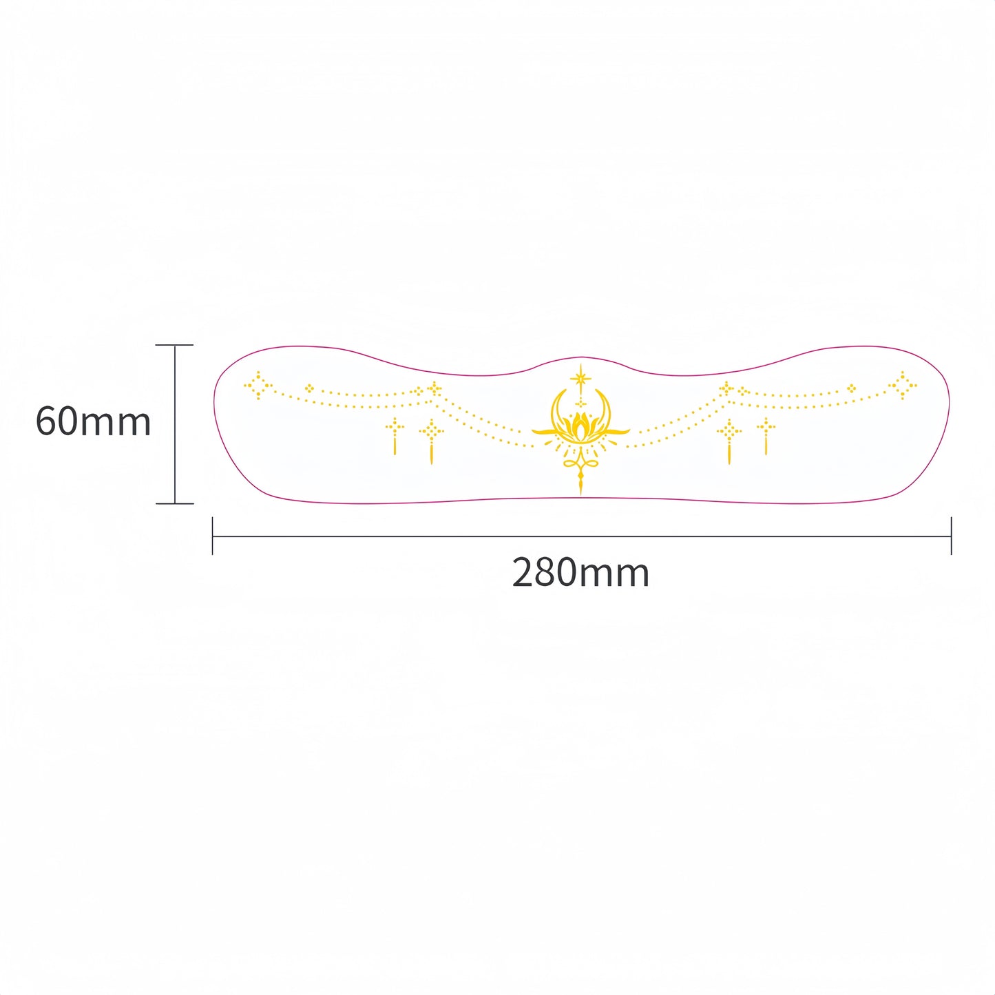 Stardust Kiss Temporary Tattoo