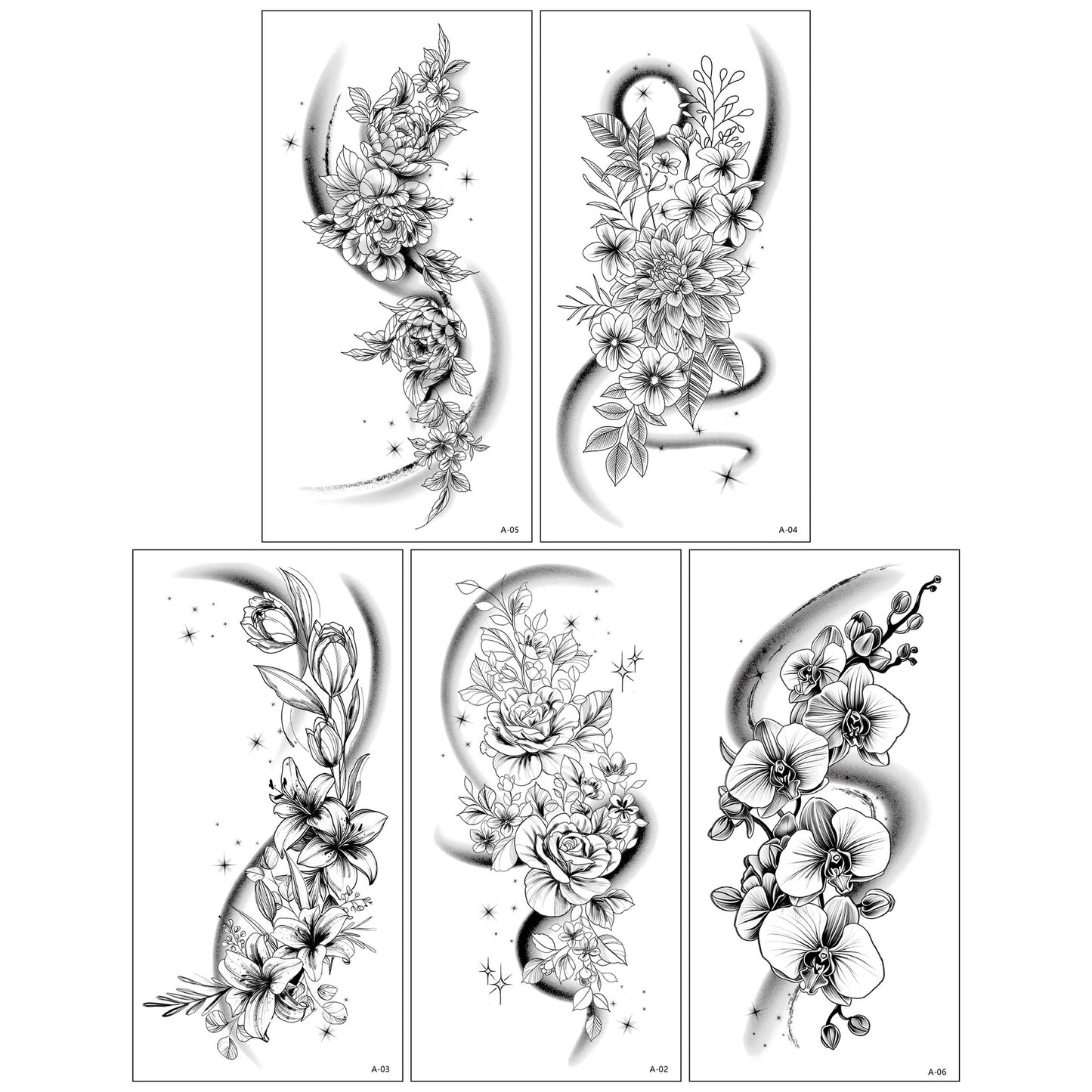 Garden Whispers Temporary Tattoo