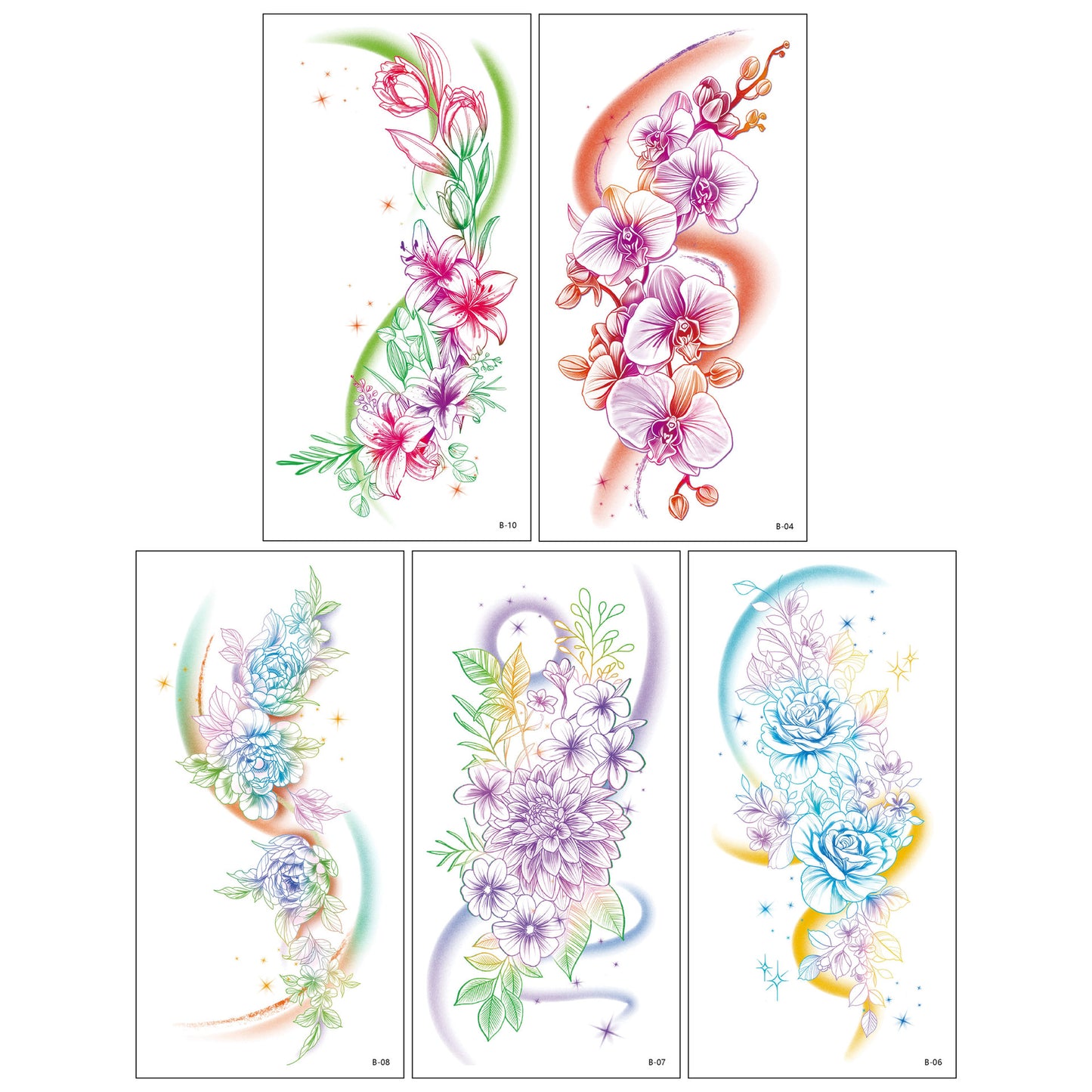 Garden Whispers Temporary Tattoo