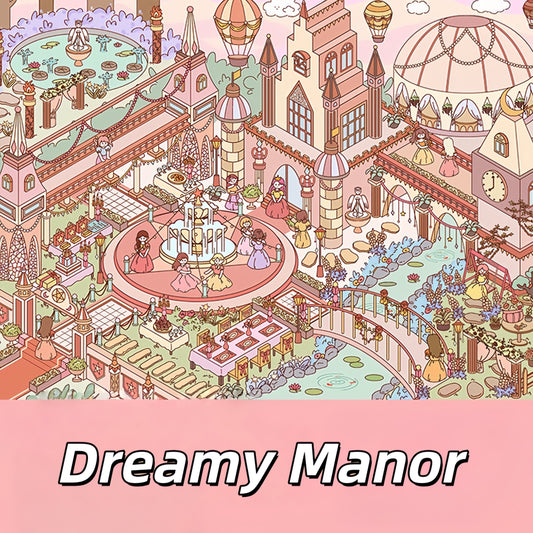 Tiny Dreamscape 3D Sticker | 4 Cute Miniature Scenes