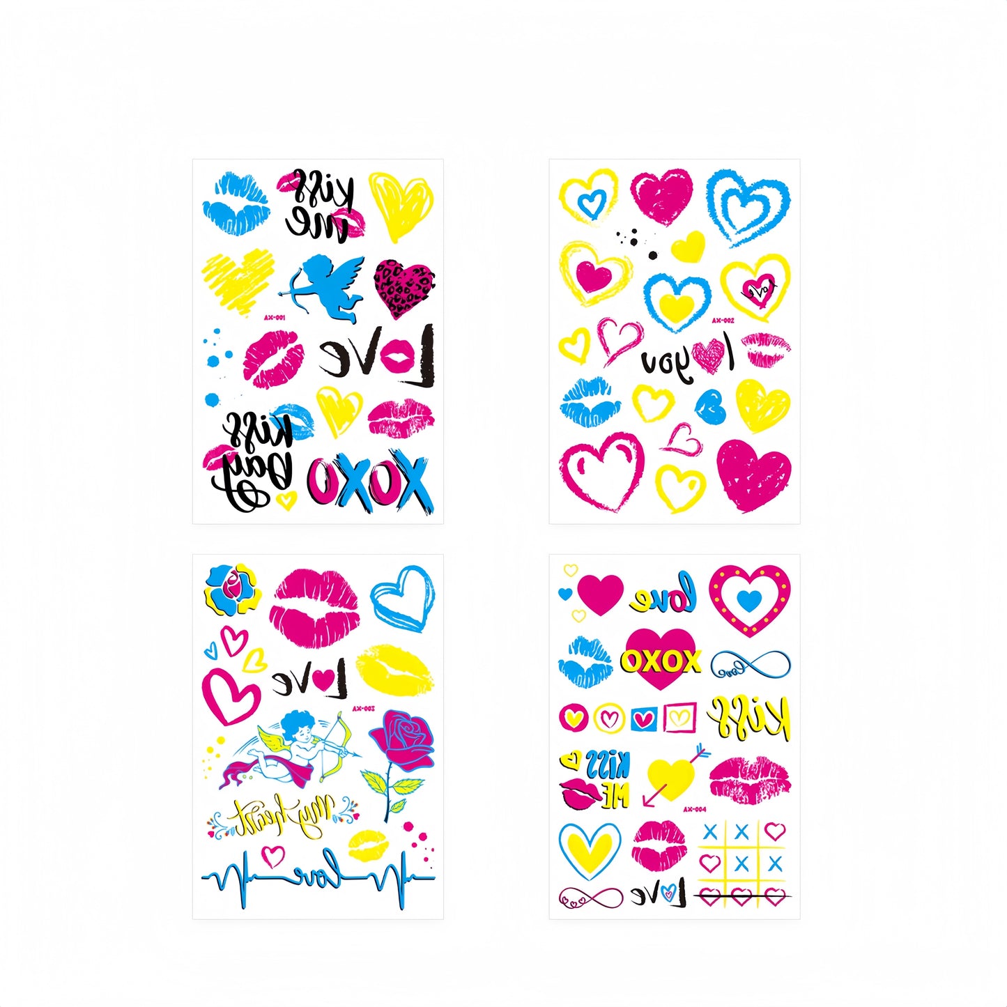 Neon Crush UV Reactive Temporary Tattoo